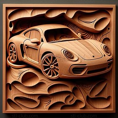 3D модель Porsche 718 (STL)